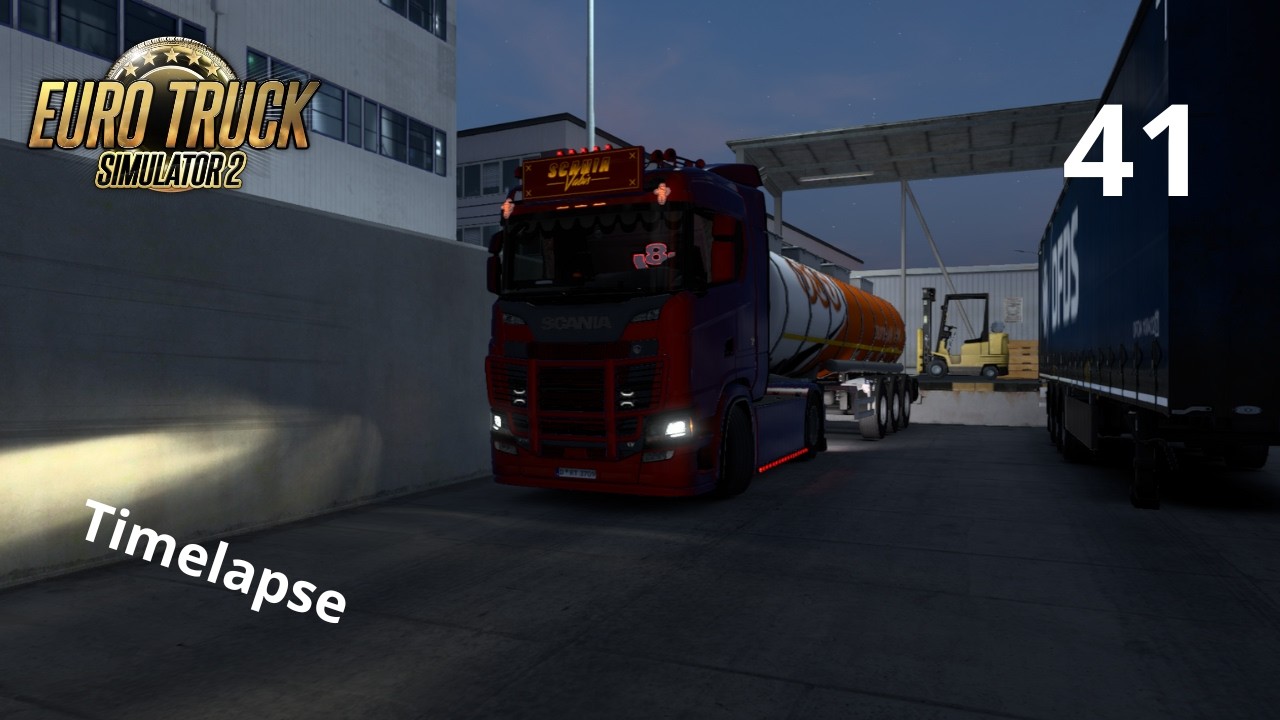 THE FIRST LONG RIDES WITH THE NEW BIG SCANIA IN EURO TRUCK #41