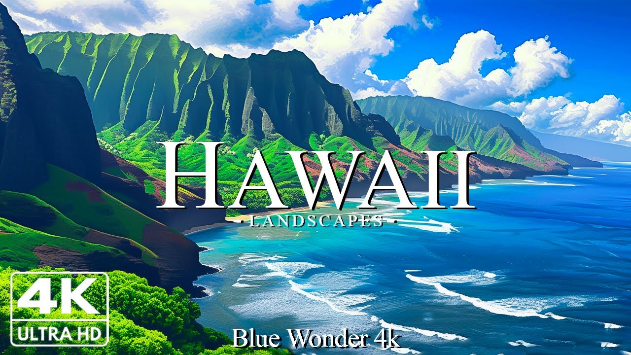 Hawaii UHD - живописный релаксационный фильм с успокаивающей музыкой - 4K Video Ultra HD