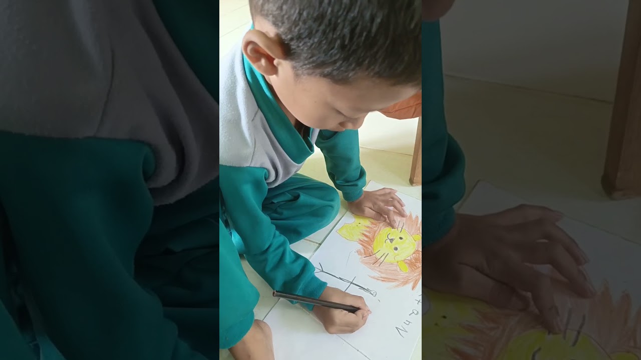 tantan juara 1 nulis ujian nulis 1-50 pertama selesai😍