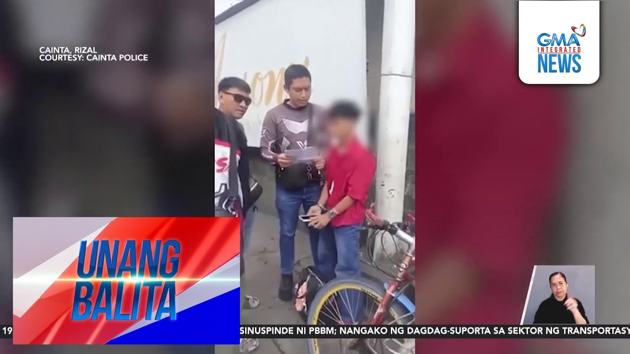 Lalaki, arestado dahil sa panggagahasa umano sa kaniyang half-sister na menor... | Unang Balita