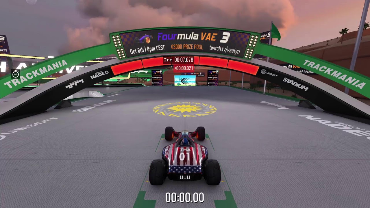 First time playing trackmania