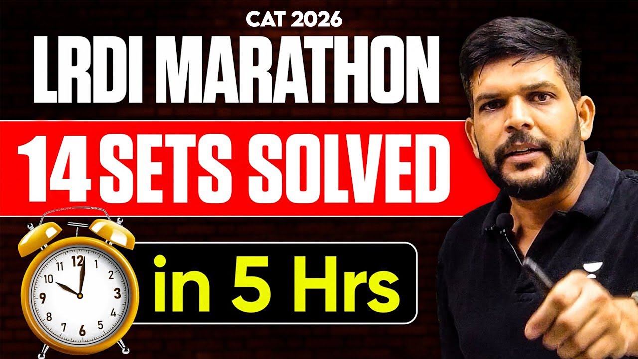 LRDI Marathon for CAT 2026 | Practice 14+ High Quality LRDI Sets in Just 5 Hrs | Ravi Kumar