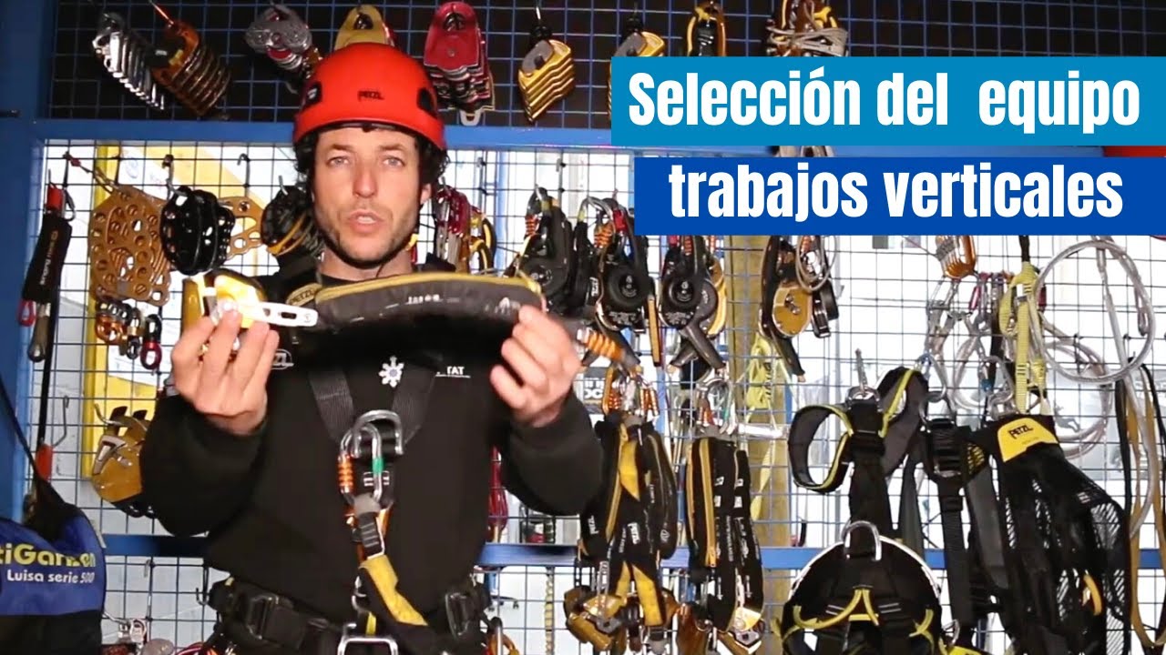 IRATA nivel 1: Selecci&oacute;n del equipo de trabajo en trabajos verticales