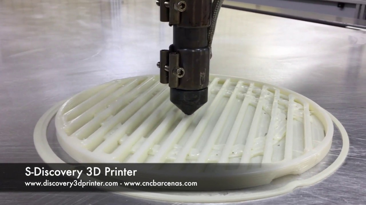 S-Discovery 3D Printer Impresora 3D por extrusion de granza pellet plastico