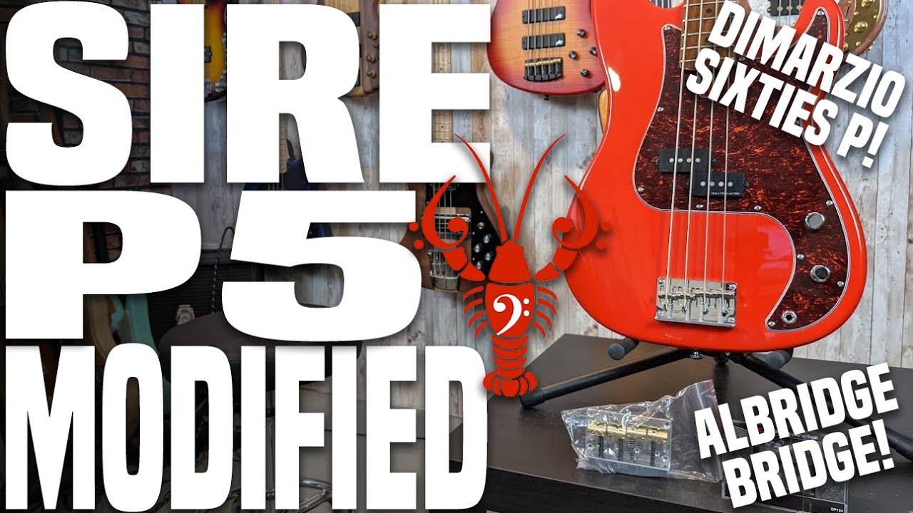 Sire P5 MODIFIED! - Installing and testing the DiMarzio Sixties P! -LowEndLobster Fresh Look