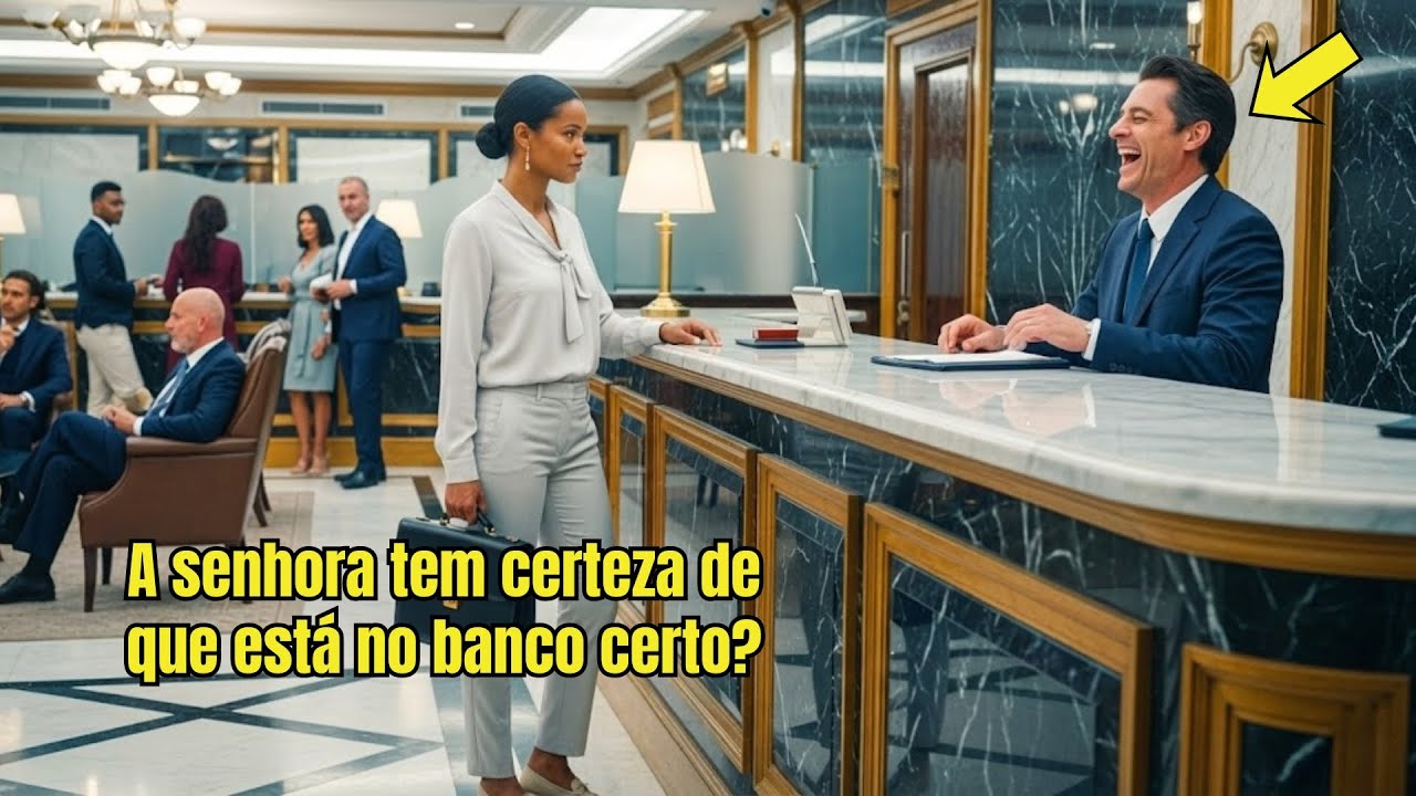 “SE TIVER SALDO, EU TE DOU MEU SALÁRIO.” — O Gerente ZOMBOU… sem saber QUEM ela era
