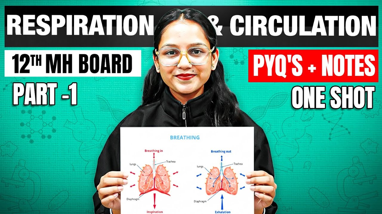 Respiration class 12 one shot🔥| Biology Hsc Class 12 One shot | Maharashtra Board