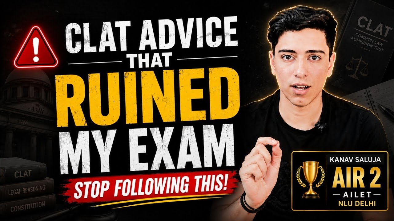 CLAT 2027: Stop Following This Advice for Your CLAT Prep | Must Watch
