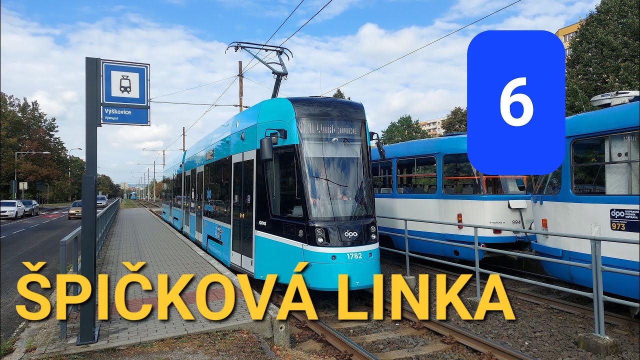 Ostravské tramvaje: linka č. 6 (Výškovice - Mor. Ostrava, Plynárny a zpět)