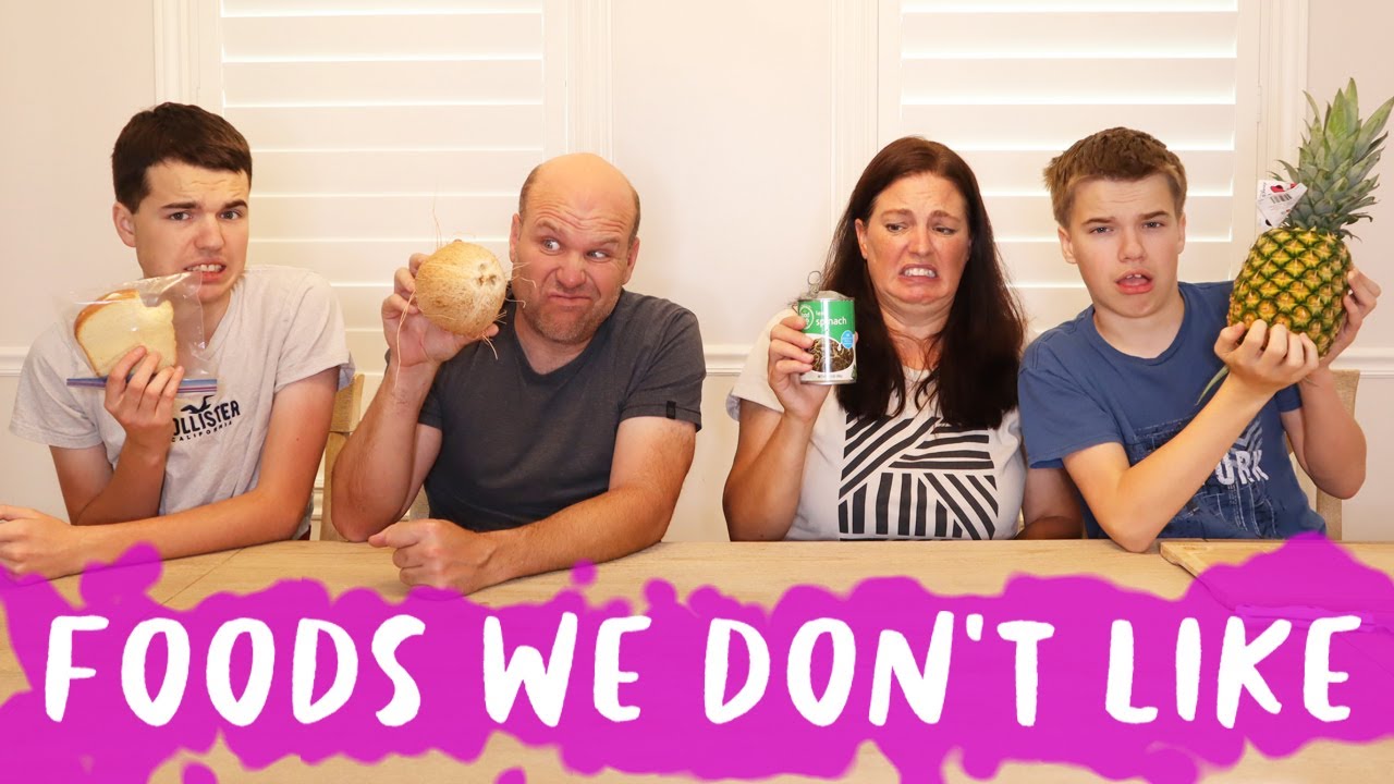 Trying Foods We Don't Like!