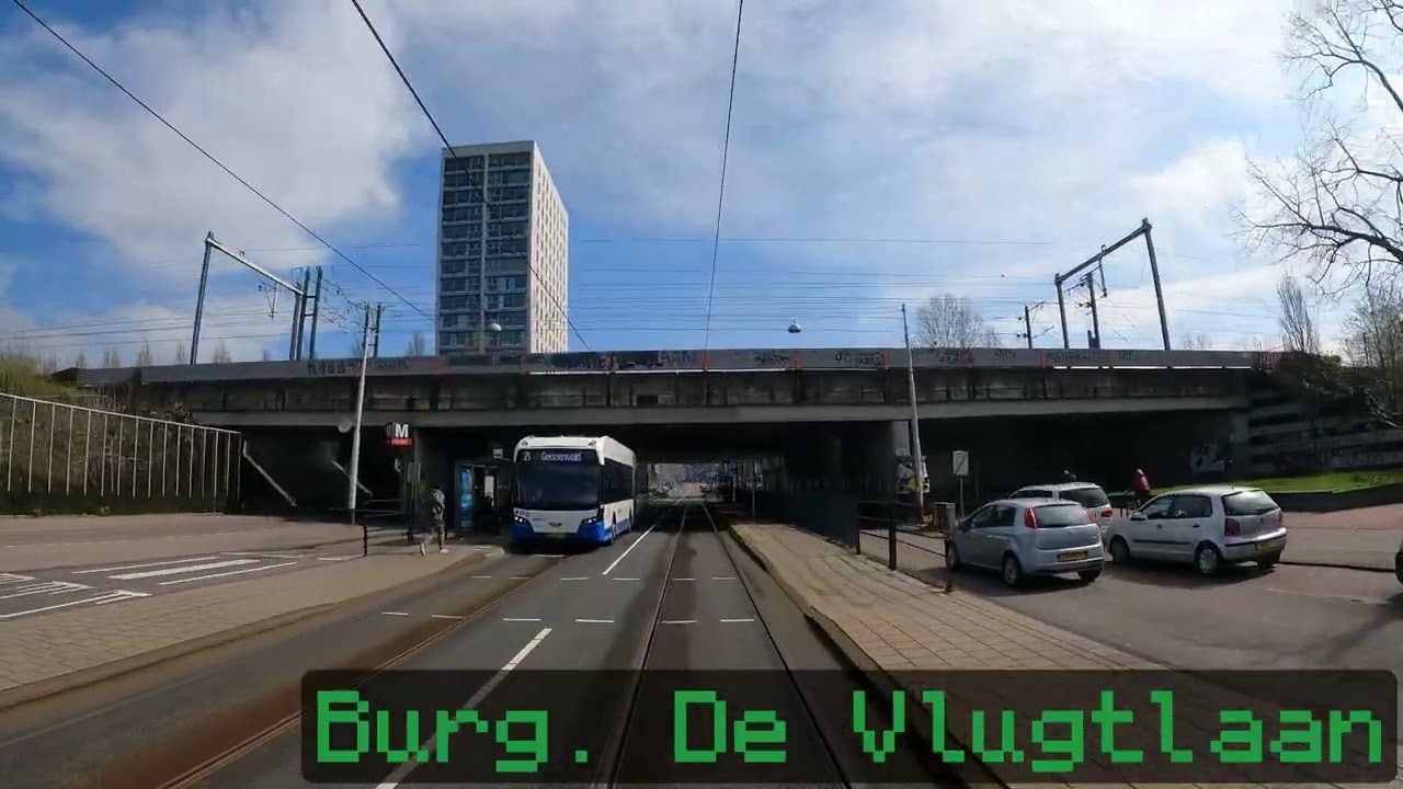 GVB | Amsterdam | Bus | Lijn 21 Geuzenveld - Centraal Station | VDL Elektrische | 2024 | POV Ride