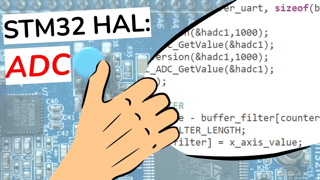 Простая реализация АЦП STM32