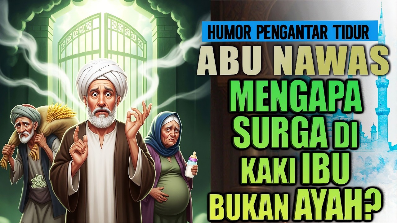 Abu Nawas Bertanya Pada Ulama Mengapa Surga Ditelapak Kaki Ibu, Tidak di Ayah? || TAWA SEBELUM TIDUR