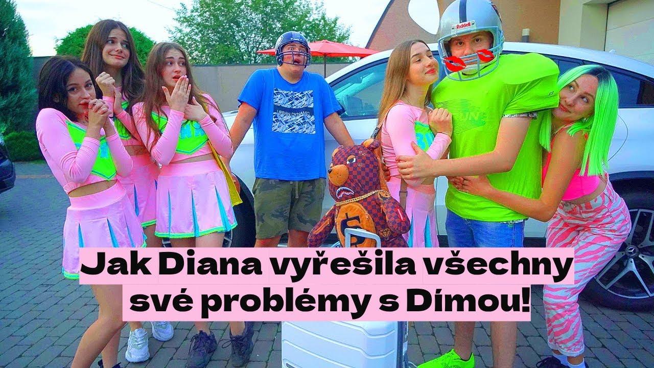 Jak Diana vyřešila všechny své problémy s Dímou! 🔥Diana a přátelé - Kompilace