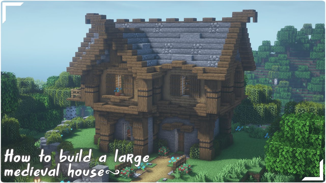 MINECRAFT: Come costruire una grande casa medievale