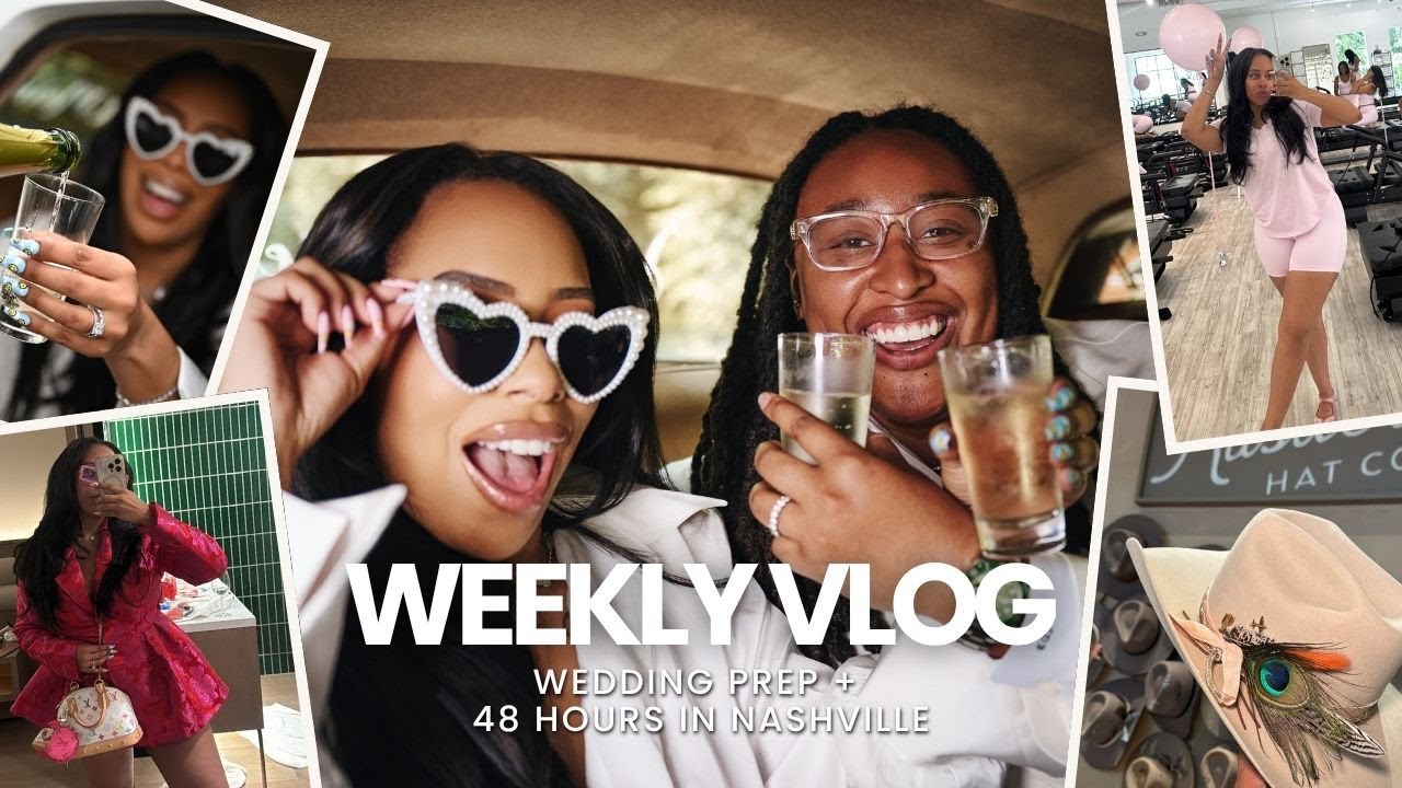 48 HOURS IN NASHVILLE | DIY WEDDING PREP | PILATES CLASS