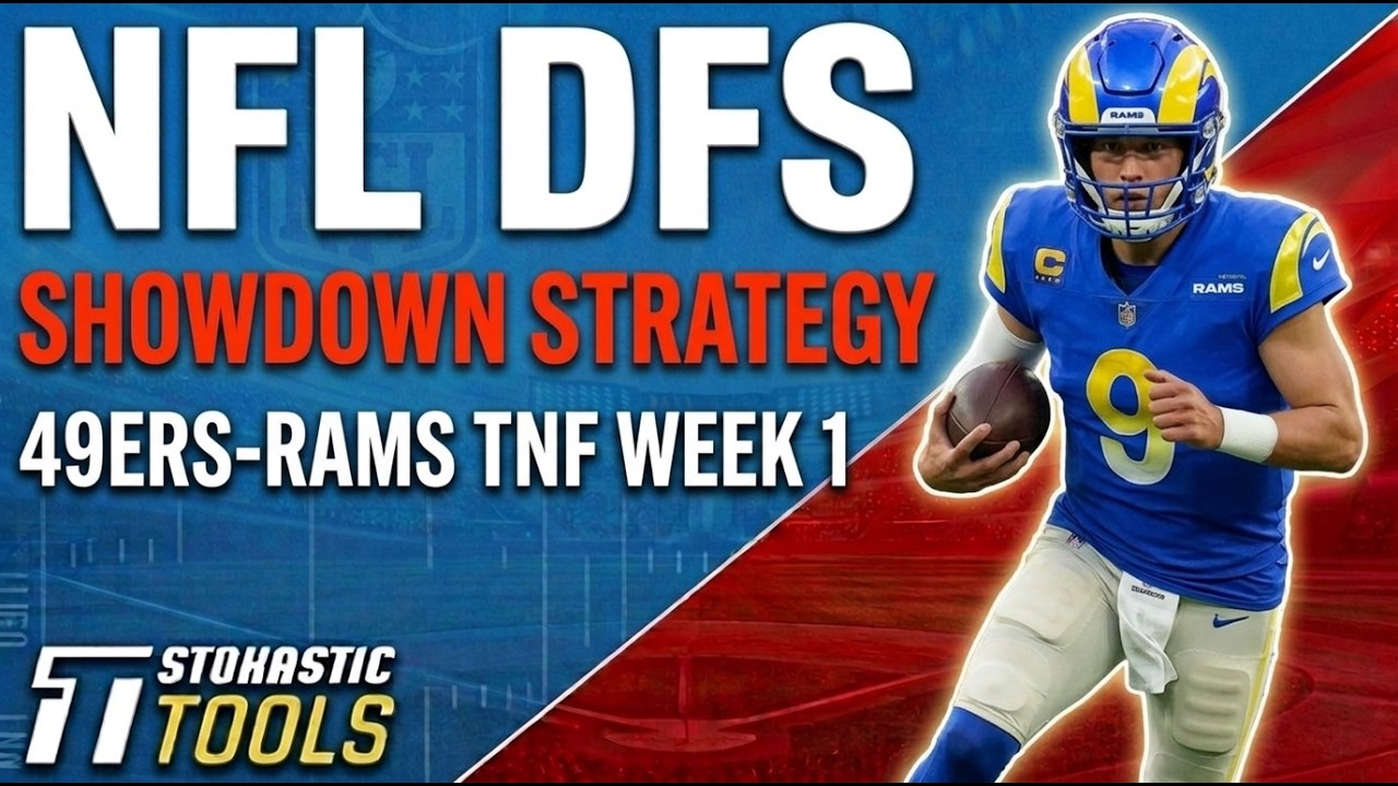 49ers-Rams Showdown Strategy TNF Week 1 DFS Picks | NFL DFS Strategy