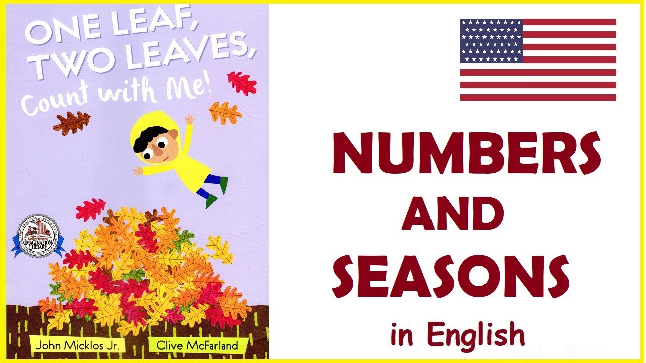 Numbers Book Read on English Aloud One Leaf Two Leaves Count With Me