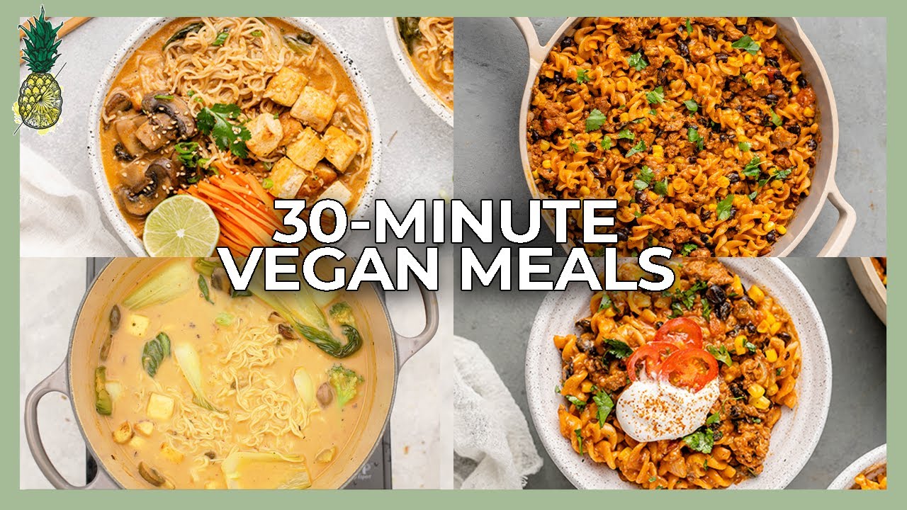 One-Pot Vegan Dinners Ready in 30 Minutes!