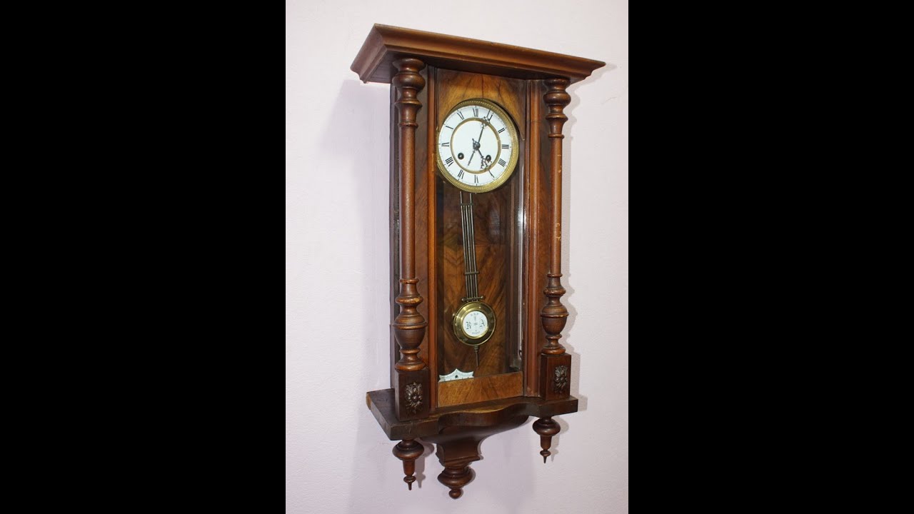 Tobias Baurele & Sohne Wanduhr Pendeluhr Antik Historish D' 1890 Saint Georgen, Deutschland Wong