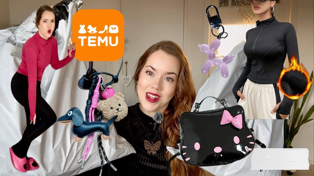 MEGA TEMU HAUL Weird Weight-Loss Shoes, Fitness Jackets & Bag Charm Galore!