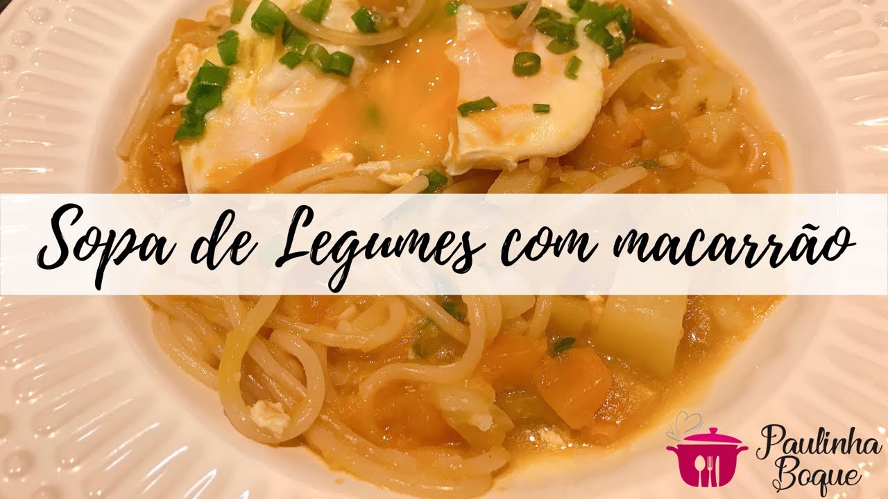SOPA DELICIOSA COM OVOS
