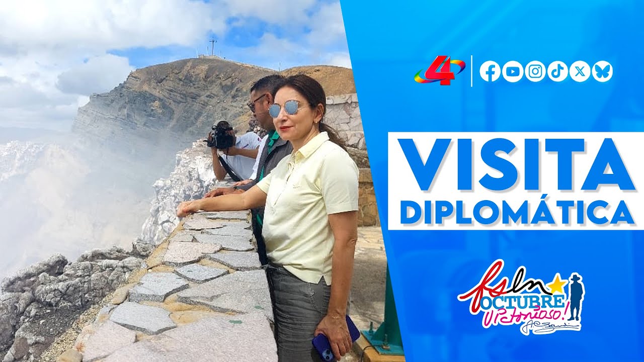 Volcán Masaya: Embajadora de Türkiye 🇹🇷 elogia conservación de patrimonio natural de Nicaragua 🌋