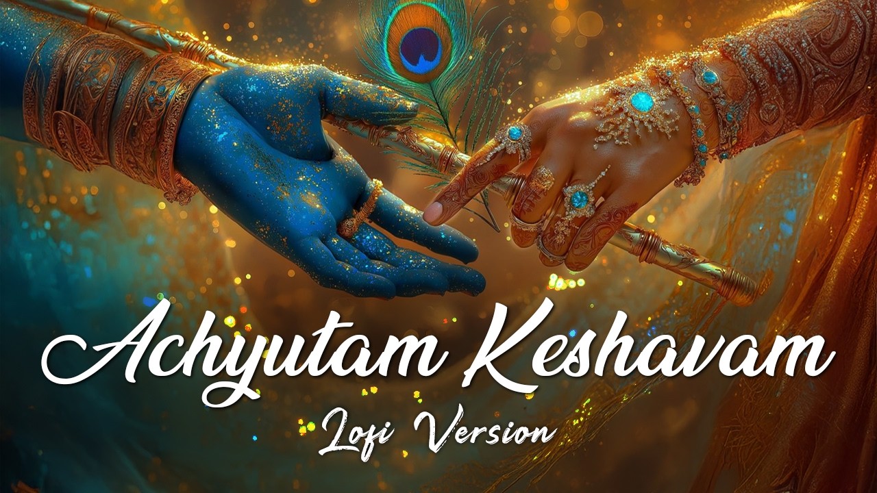 Achyutam Keshavam Lofi | Krishna Bhajan Lofi Mix | Relax , Calm , Chill 