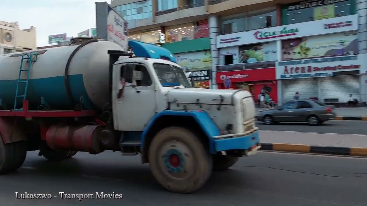 Egypt, trucks in Hurghada, Magirus-Deutz