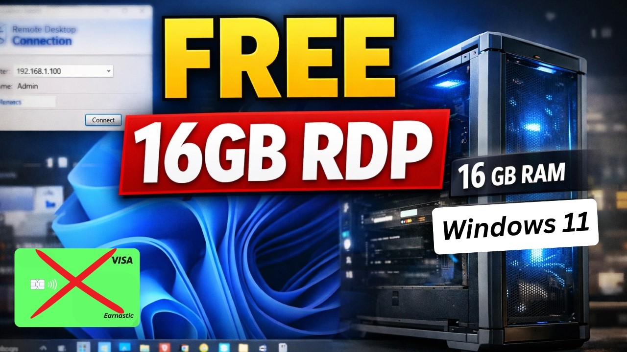 Get FREE Windows RDP in 2026 | 16GB RAM