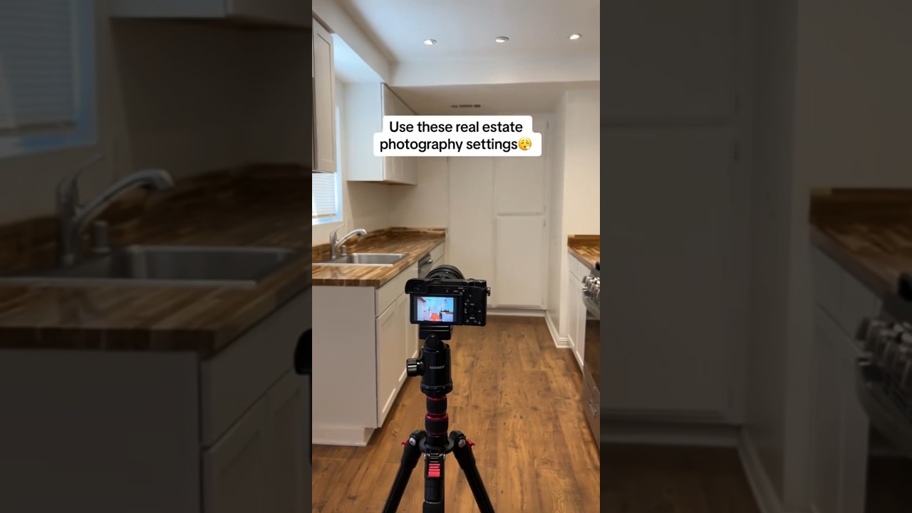 Camera settings for Real Estate Photography🏠📸 #realestatephotography #photography #camera