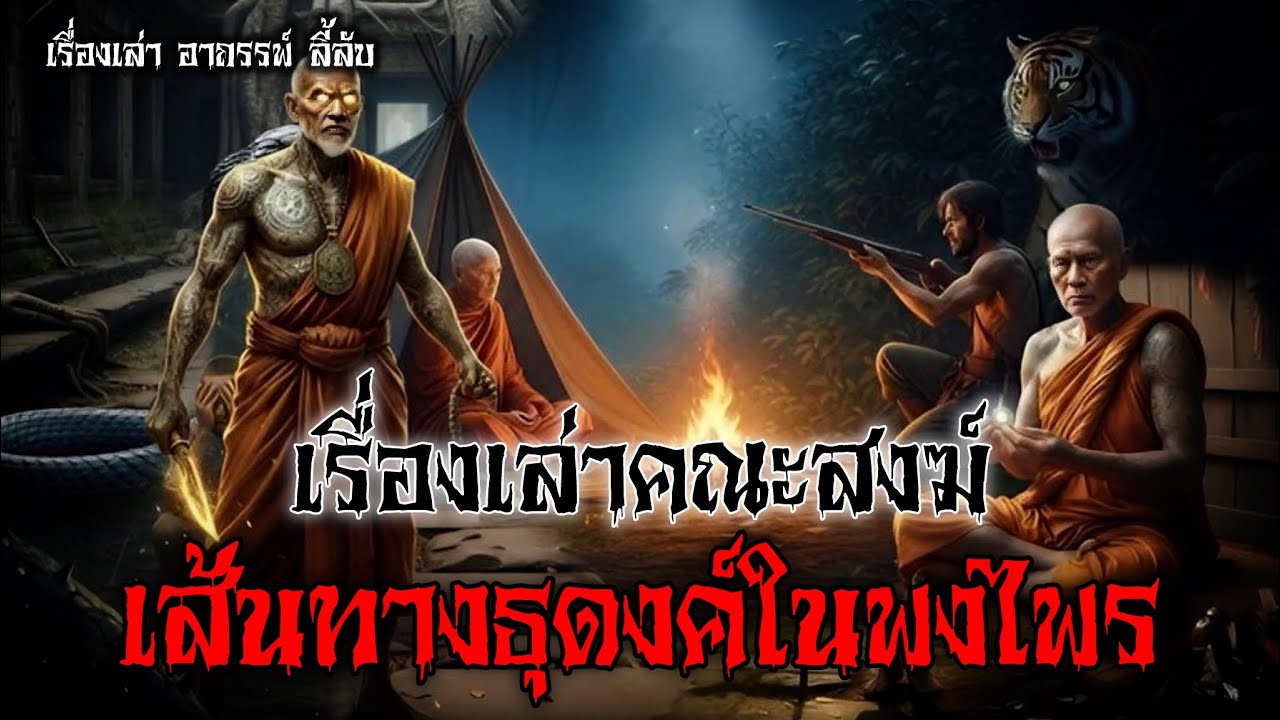เรื่องเล่าคณะสงฆ์ เส้นทางธุดงค์ในพงไพร | เรื่องเล่าเขย่าปอด
