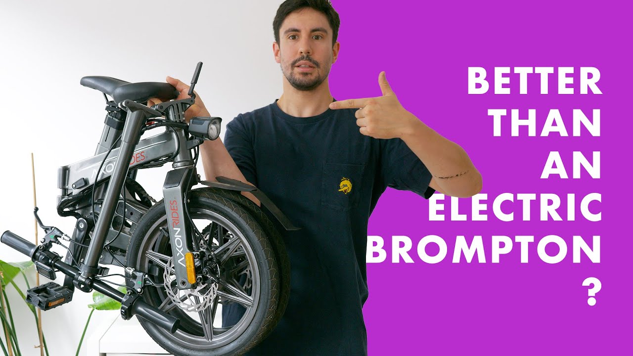 Axon Rides Pro Max — лучший складной электровелосипед для комфортных поездок на работу!
