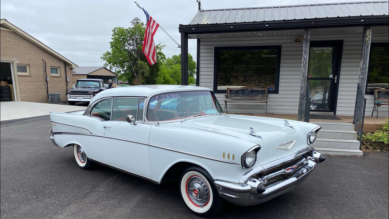 Test Drive 1957 Chevrolet Bel Air Hardtop SOLD $29,900 Maple Motors #1095