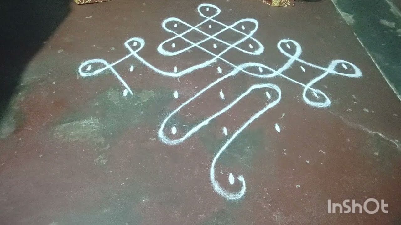 ಸಿಂಪಲ್ ರಂಗೋಲಿ  7×1 🌺🌺🌺🌺 simple rangoli