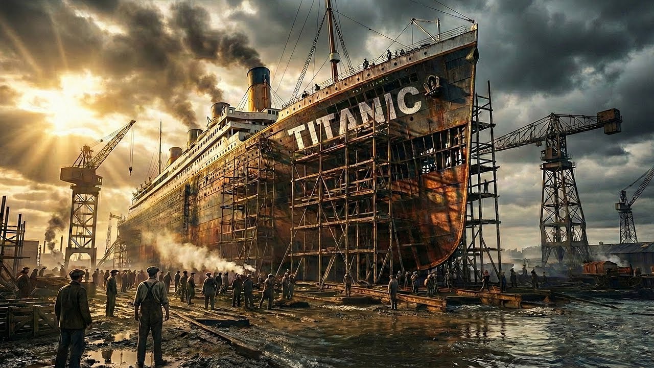 How the Titanic Was Built in 1909's | The BIGGEST Unsinkable Ship Ever Made