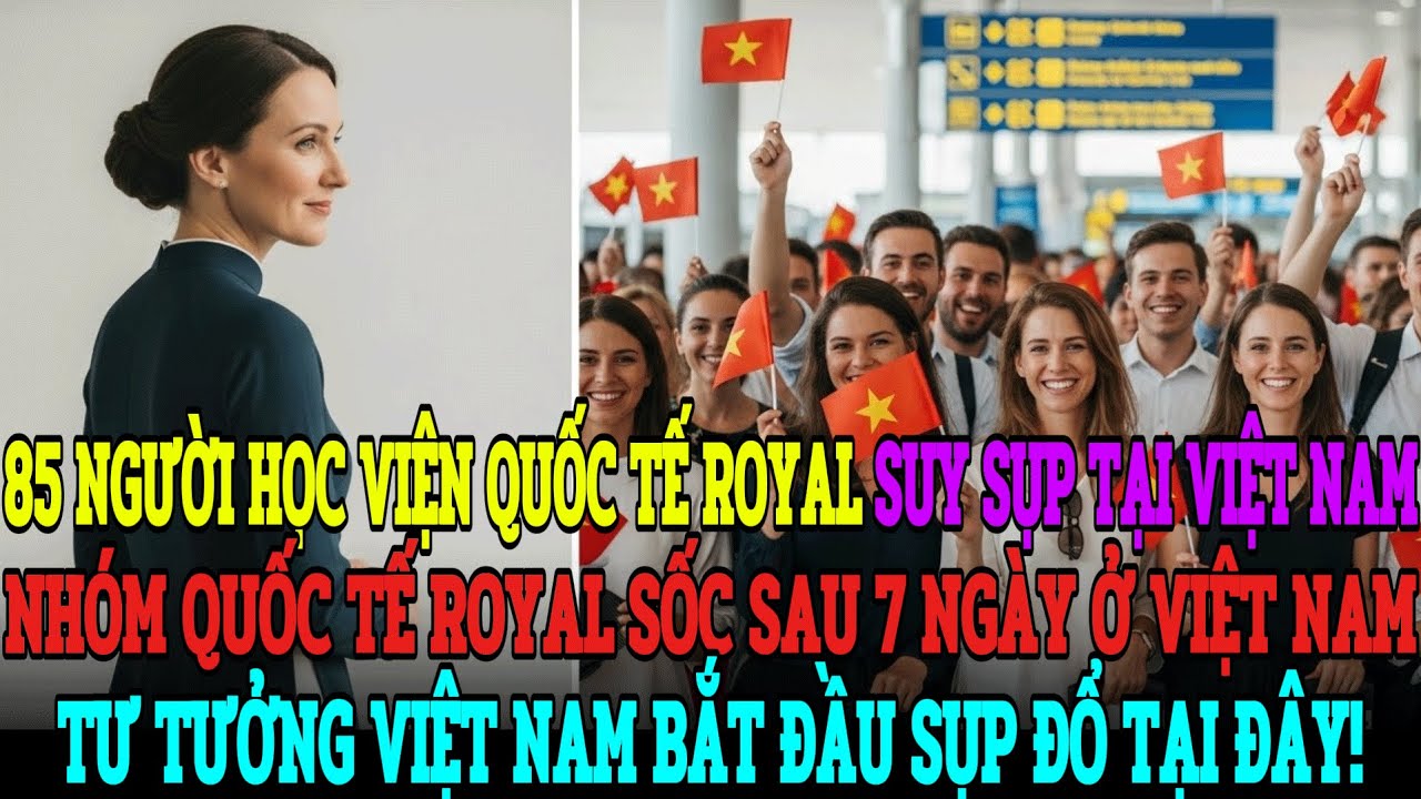 Phản ứng quốc tế 85 học sinh quốc tế Royal sốc sau 5 phút nhập cảnh sân bay Việt Nam
