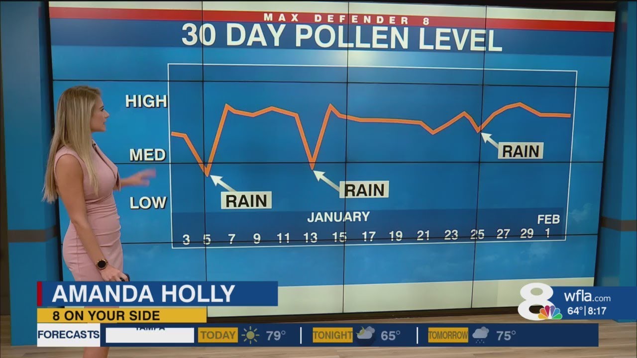 Pollen counts staying high