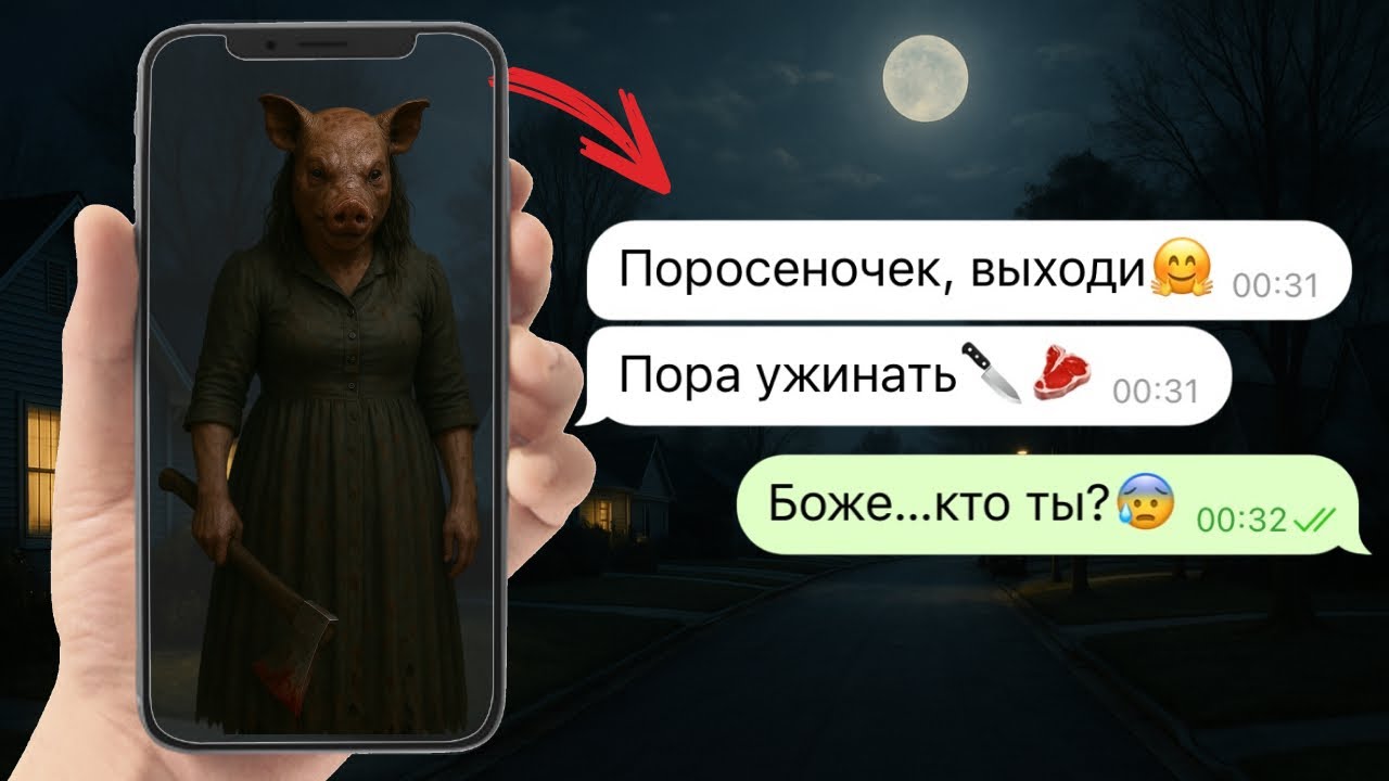 леди свинья пришла за мной