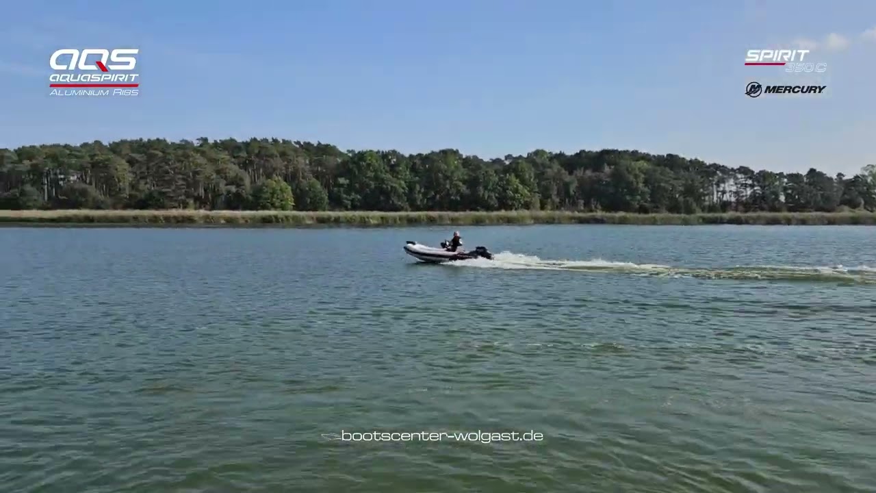 Absoluter Fahrspa&szlig; | S350 C von AQUASPIRIT mit 20 PS MERCURY Au&szlig;enborder