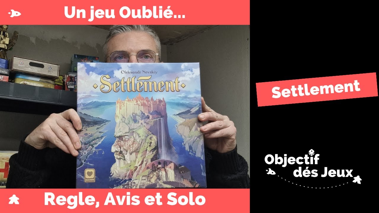 SETTLEMENT - Comment jouer une partie Solo avec règle du jeu en vidéo.