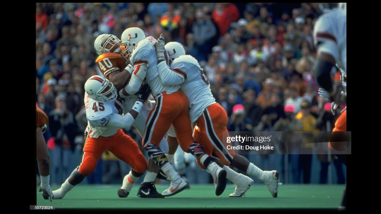 1991 COTTON BOWL MIAMI VS TEXAS