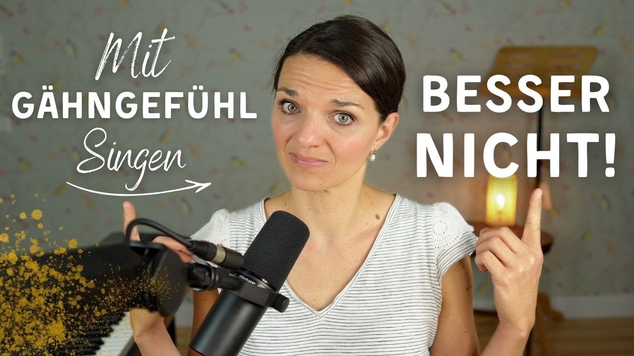 Singen mit Gähngefühl? Darum schadet es deiner Stimme