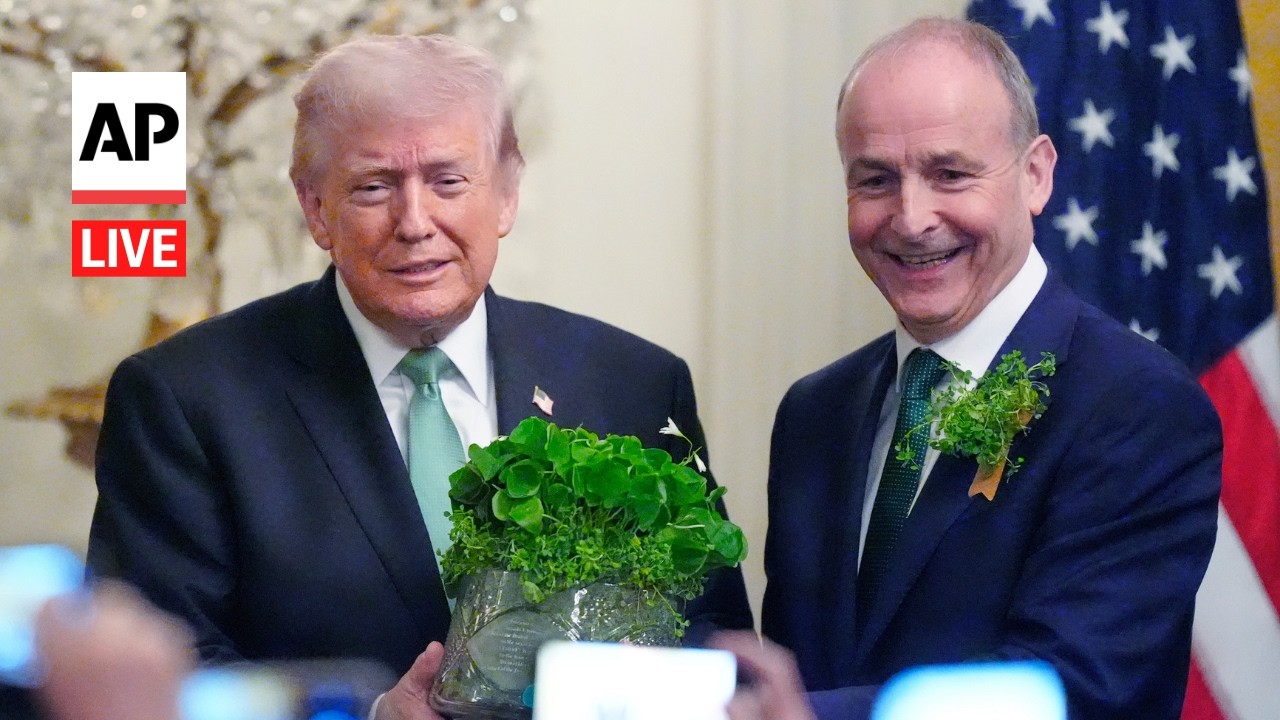 LIVE: Trump participates in Shamrock Bowl Presentation on St. Patrick&rsquo;s Day