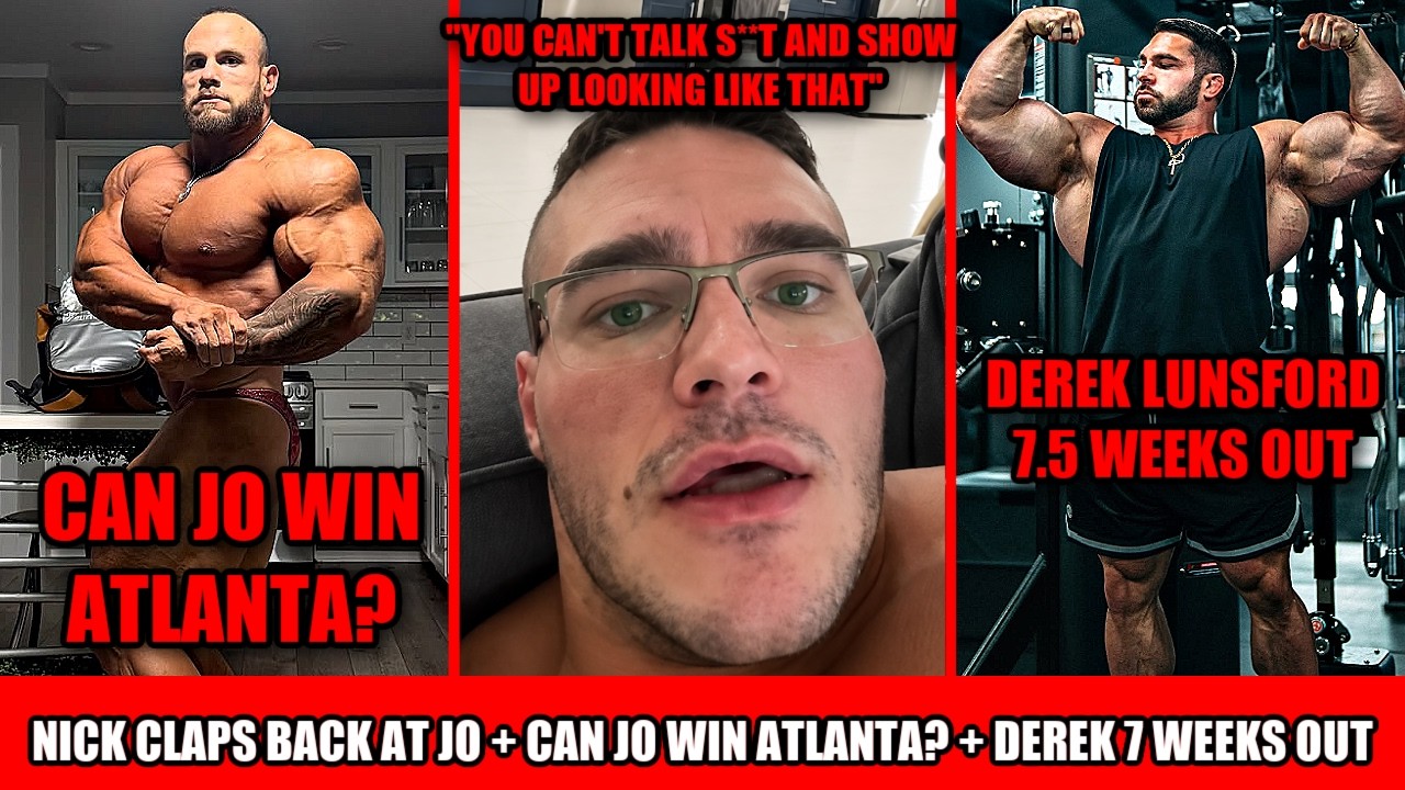 Nick Walker Claps Back at Jo Palacios + Can Jo Win Atlanta Pro? + Derek Lunsford 7.5 Weeks Out