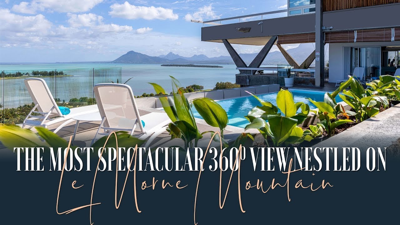 Magnificent Villa for Rent | Panoramic Ocean View | Le Morne Mauritius | La Maison iKeys