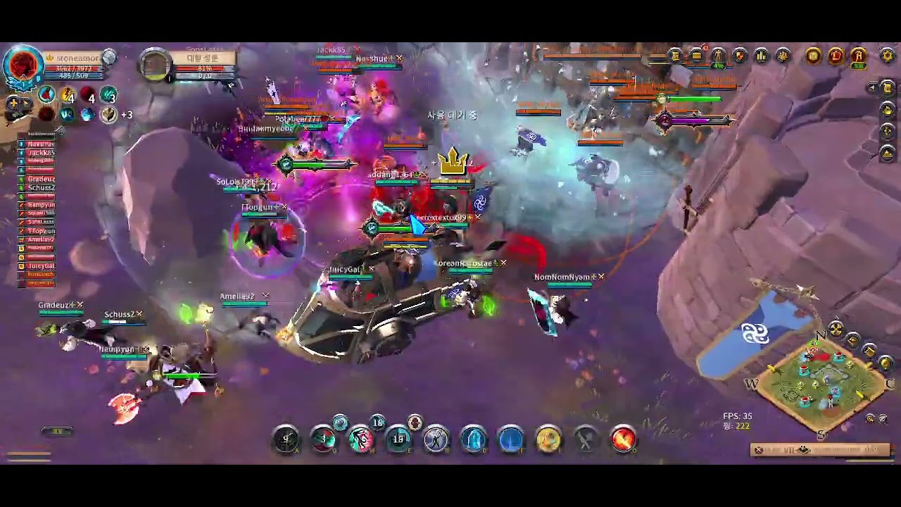 F4F Ally vs Mythix | Caller POV | Albion Online zvz