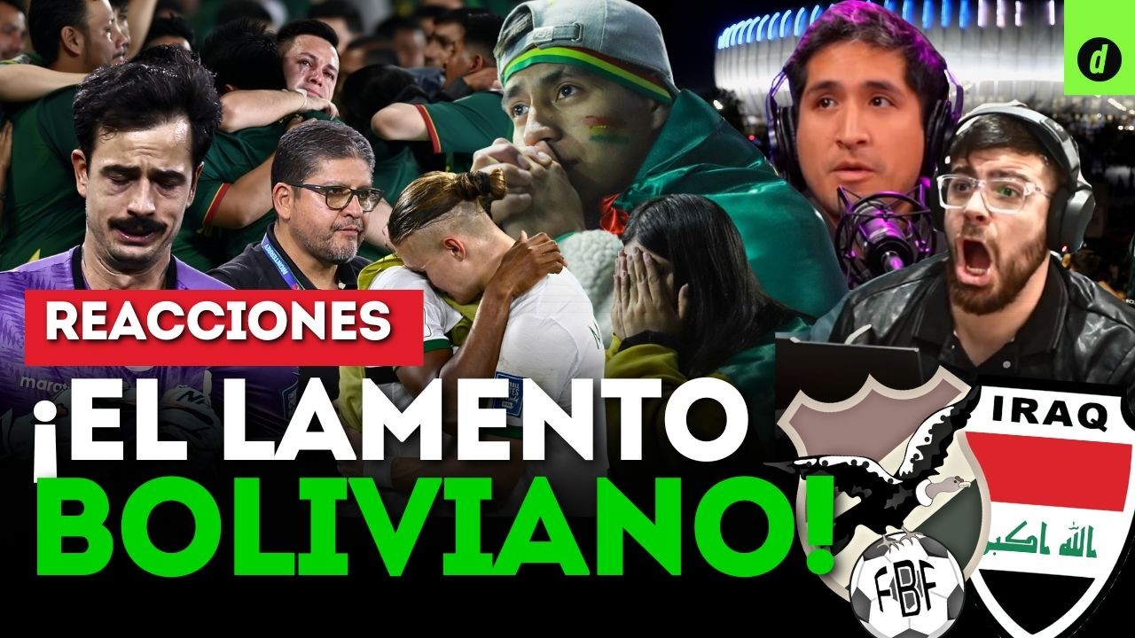 BOLIVIA NO IR&Aacute; AL MUNDIAL: REACCIONES de HINCHAS y PRENSA BOLIVIANA tras BOLIVIA 1-2 IRAQ | Depor