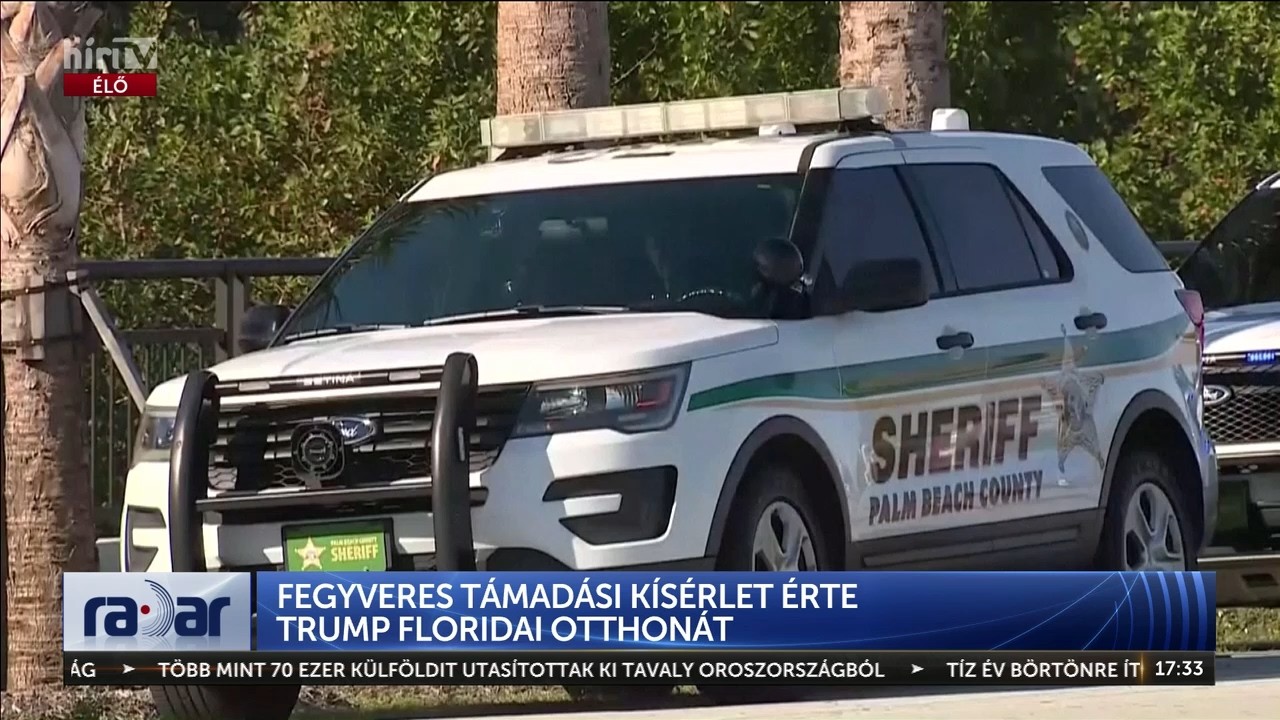 Fegyveres támadási kísérlet érte Trump floridai otthonát - HírTV