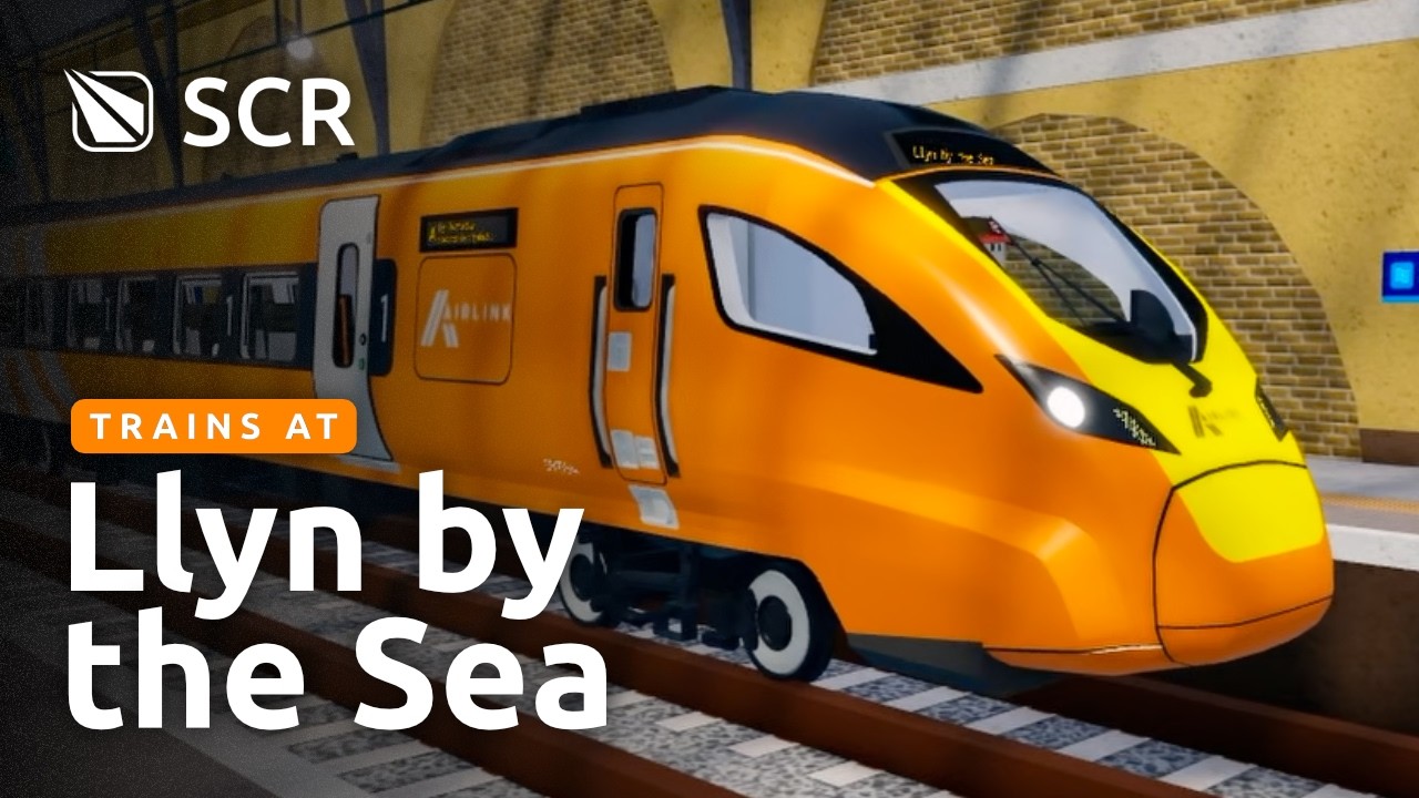 Trains at Llyn-by-the-Sea (AirLink?!) - Roblox SCR V2.1